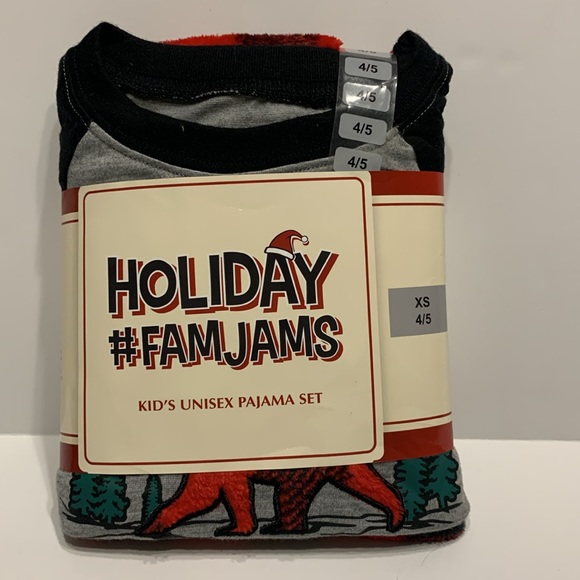 Holiday Fam Jams Kids Unisex Pajama Set - Picture 4 of 8